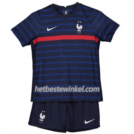 Frankrijk Voetbaltenues Kind Thuis EK 2020 - SS (+ Korte broeken)